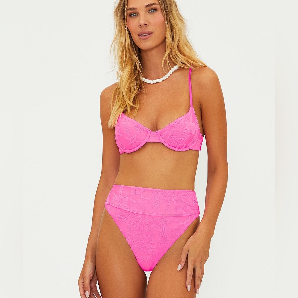NWT Beach Riot *SET* Terry Camilla top & Highway bottom bikini